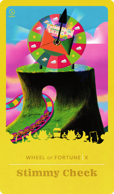 Stimmy Check tarot card