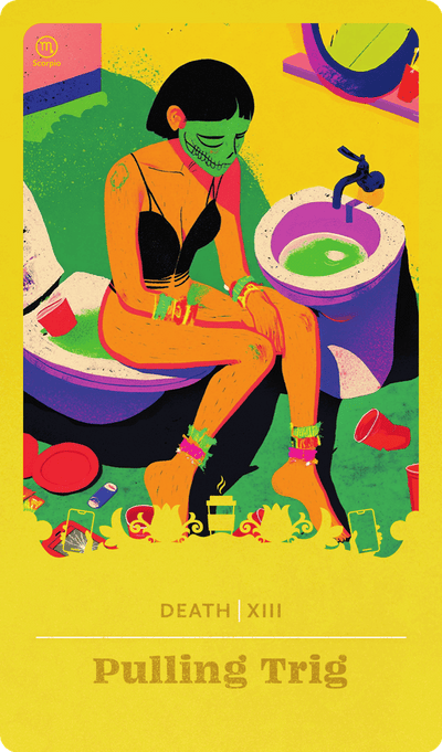 Pulling Trig tarot card