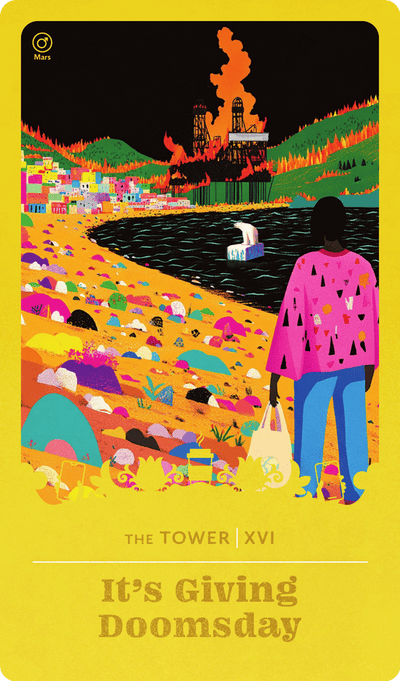 It's Giving Doomsday tarot card