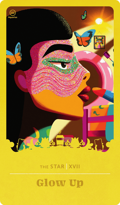 Glow Up tarot card