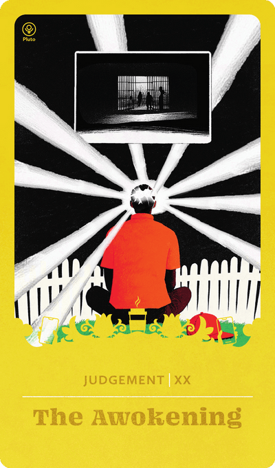 The Awokening tarot card