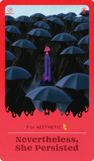 Nevertheless, She Persisted tarot card