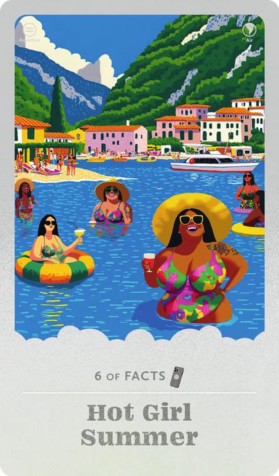 Hot Girl Summer tarot card
