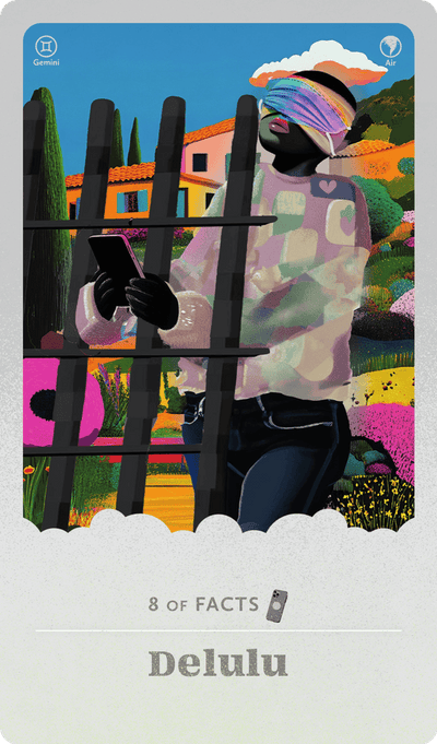 Delulu tarot card