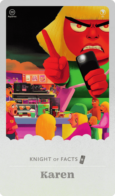 Karen tarot card