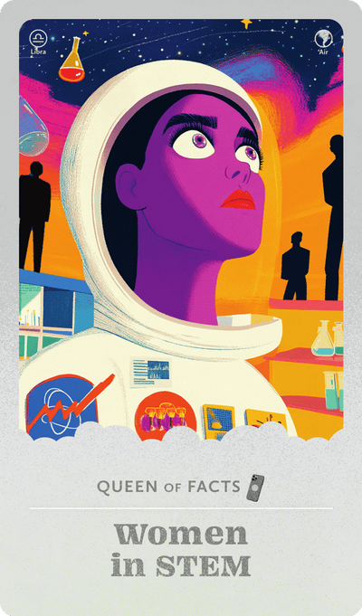 Women in STEM tarot card