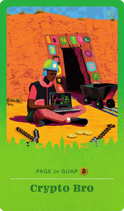 Crypto Bro tarot card